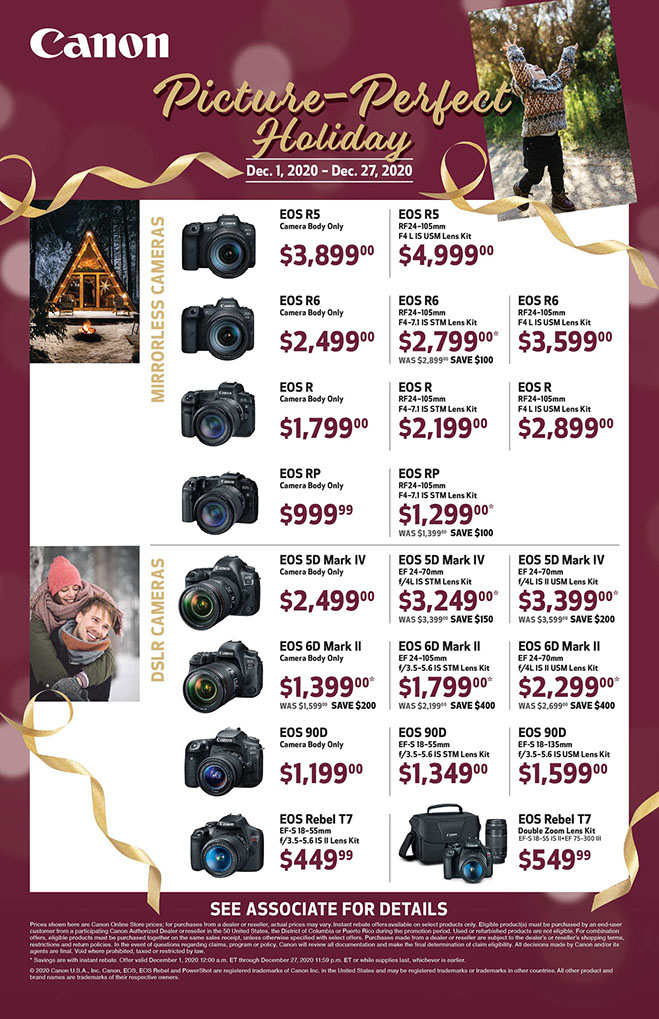 Canon Sales Flyers at Cameragraphics